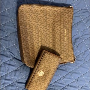 Michael Kors purse and wallet